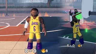 Lebron James Returns To ROBLOX BASKETBALL GAME HOOP CENTRAL 6 amp WENT CRAZY [upl. by Asil930]