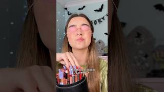 ✨Blindfolded random lip combo ✨ makeup makeupchallenge lipcombo [upl. by Atiuqin]