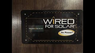 Heartland Wired for Solar locate  Panel and Controller [upl. by Dymphia694]