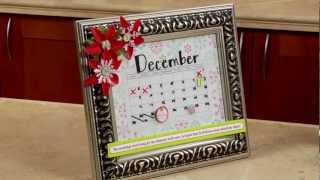 DIY Xyron Framed DryErase Calendar [upl. by Aliuqahs]