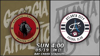 Georgia Athletic SC v Atlanta City FC  UPSL GA Conference Premier Division  May 19 2024 [upl. by Ayanahs758]