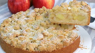 ☞ Der perfekte Apfelkuchen mit Streusel 🍎👌 [upl. by Ellerd]