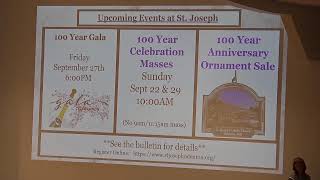 St Joseph Catholic Church  Saturday 500 PM Mass [upl. by Morgun531]