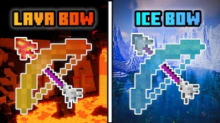 ELEMENTAL BOWS in Vanilla Minecraft [upl. by Lesig958]