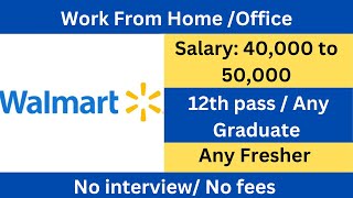 Walmart Chat Process Job 2023  Work From Home Jobs  work from home jobs 2023 JobbySoumya [upl. by Geffner632]