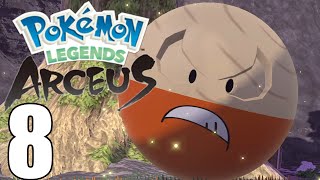 Pokemon Legends Arceus Pt8 Electrode Boss Guide Coronet Highlands Scaling Perilous Heights [upl. by Kimber]