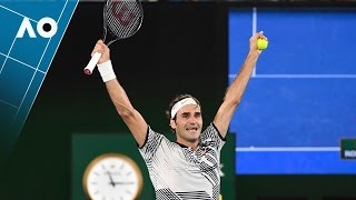 Federer vs Nadal Trophy Presentation Final Australian Open 2017 [upl. by Glynas]