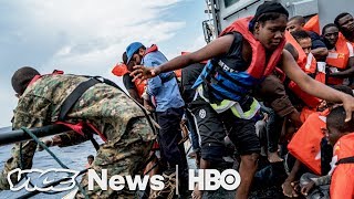 Italy Is Paying Libya To Intercept Migrants On The Mediterranean HBO [upl. by Resarf]