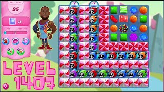 CANDY CRUSH SAGA x SPACE JAM A NEW LEGACY  LEVEL 1407  CANDY CRUSH 1407  TUNE SQUAD [upl. by Immac]