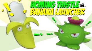 Plants vs Zombies Homing Thistle VS Banana Launcher Ball Popper Battle [upl. by Arabella]