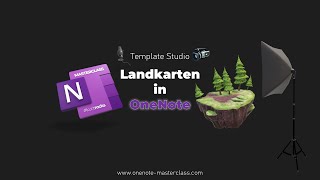 OneNote Masterclass Template Studio 02  Landkarten [upl. by Dulcy322]