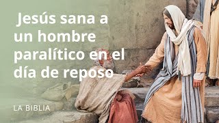 Jesús sana a un hombre paralítico en el día de reposo [upl. by Perren87]