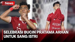 GEMESH Begini Aksi Selebrasi Bucin Pratama Arhan untuk Sang Istri [upl. by Conny394]