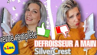 DEFROISSEUR A MAIN DE CHEZ LIDL REVUE COMPLETE CRASH TEST SILVERCREST MON RETOUR [upl. by Navinod]