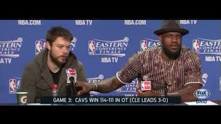 LeBron on Delly People are trying to give him a bad rap He doesnt deserve it [upl. by Nnylsor319]