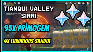 Tianqiu Valley Sırrı  95x Primogem amp 4x Luxurious Sandık  Genshin Impact Türkçe Rehber amp Oynanış [upl. by Rovner]