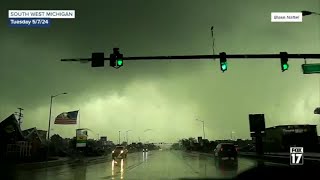 Raw Video of Portage Area Tornado [upl. by Ziegler]