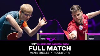 FULL MATCH  Felix Lebrun vs Dimitrij Ovtcharov  MS R16  WTTIncheon 2024 [upl. by Goerke]