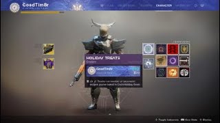 Destiny 2  The Dawning Event Bless Us Everyone Emblem Holiday Treats Emblem [upl. by Ainevuol322]