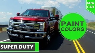 2017 FORD SUPER DUTY PAINT COLORS [upl. by Klug]