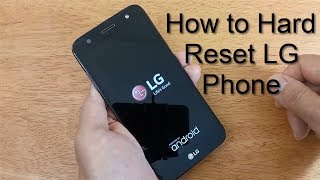 How to Hard Reset LG Mobile Tracfone  Open Locked Android Phone LG  Free amp Easy [upl. by Trudnak499]