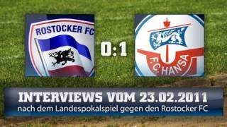 Interviews nach dem Landespokalspiel [upl. by Samford]