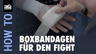 WIE BINDET MAN BOX BANDAGEN FÜR DEN KAMPF  MIT ICA CUTMAN ROLAND AICHER [upl. by Alleuqahs]