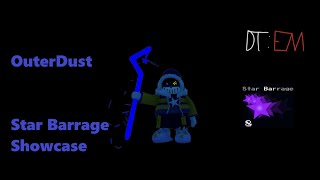 Dusttale Endless Massacre OuterDust Star Barrage ability showcase [upl. by Talley]