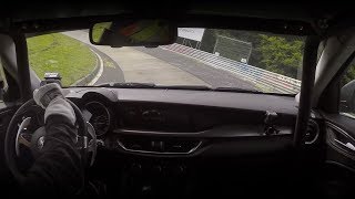 Alfa Romeo Stelvio Quadrifoglio  New Record at Nürburgring [upl. by Cordelie195]