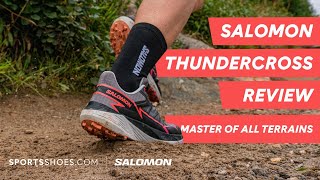 Salomon Thundercross Review  A Dynamic Cushioned Ride [upl. by Eenat]