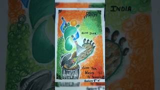 Clean india poster 😍 abstract drawing trending song [upl. by Leela720]