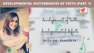 Developmental disturbances in teeth  Dental anomalies  Odontology notes  UGC NET Forensic science [upl. by Shieh261]