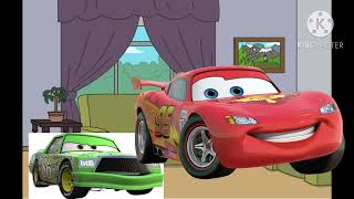 Chick Hicks says Yes Lighting McQueen destroys the buildings Gets GroundedGrounded [upl. by Adnauqaj454]