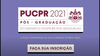 PUCPR  Pós Graduação 2021 [upl. by Porter]