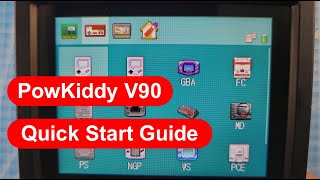 PowKiddy V90 Guide To Stock Firmware [upl. by Harraf64]