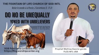 DO NOT BE UNEQUALLY YOKED WITH UNBELIEVERS [upl. by Bilak]