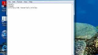 How to Make a HTML Website in Notepad Part 3 Adding Links and Menu Bars [upl. by Acemahs803]