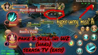 AOWD Wuzheng Secret Area Hard Pake Skill Mounthua Sword [upl. by Udela]