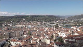 Panorama de Vienne  Belvédère du Pipet Isère  France [upl. by Mcintyre]