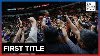 Meralco bolts wins first PBA title [upl. by Anaitak74]