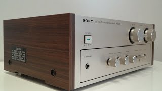 Sony TA1630 Integrated Stereo Amplifier [upl. by Ardnasak]