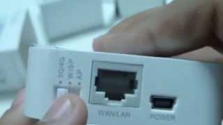 Unboxing Of TPLINK TL3020 3G4G Wireless N150 Portable Router [upl. by Libb]