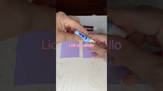 Lidl vs Labello lipbalm lipstick lipsticklover lipcare [upl. by Nylatsyrc]