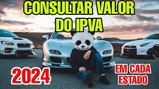 COMO CONSULTAR IPVA 2024 [upl. by Roseanna]