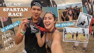 First Spartan Race PH Experience  SPRINT 5K with 20 Obstacles [upl. by Yemar]