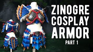 LED Zinogre Armor Part 1  Monster Hunter [upl. by Adnamar]