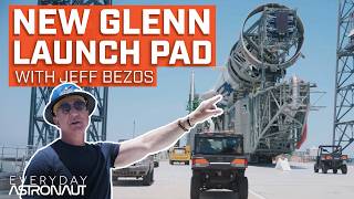 First Ever Tour Of Blue Origins Massive New Glenn Launch Pad w Jeff Bezos [upl. by Suriaj]