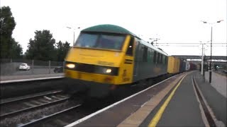 Trains at Wolverton WCML  110713 [upl. by Nollek357]