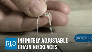 Infinitely Adjustable Chain Necklaces [upl. by Nnylsoj]