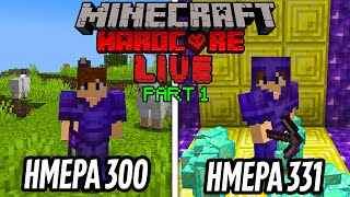 Πέρασα 400 Μέρες στο Hardcore Minecraft LIVE Part 1 [upl. by Gausman]